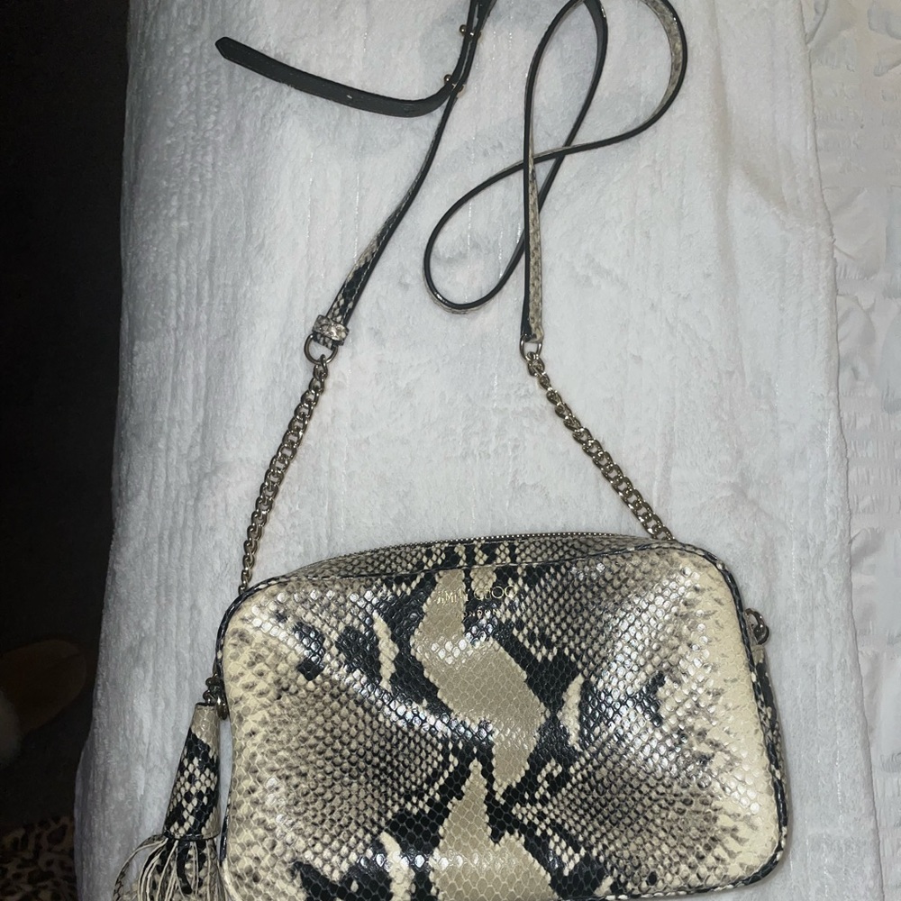 Jimmy Choo Snakeskin crossbody bag
